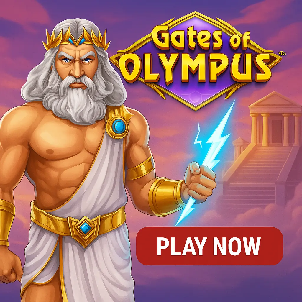 Gates of Olympus mythological slot with Zeus