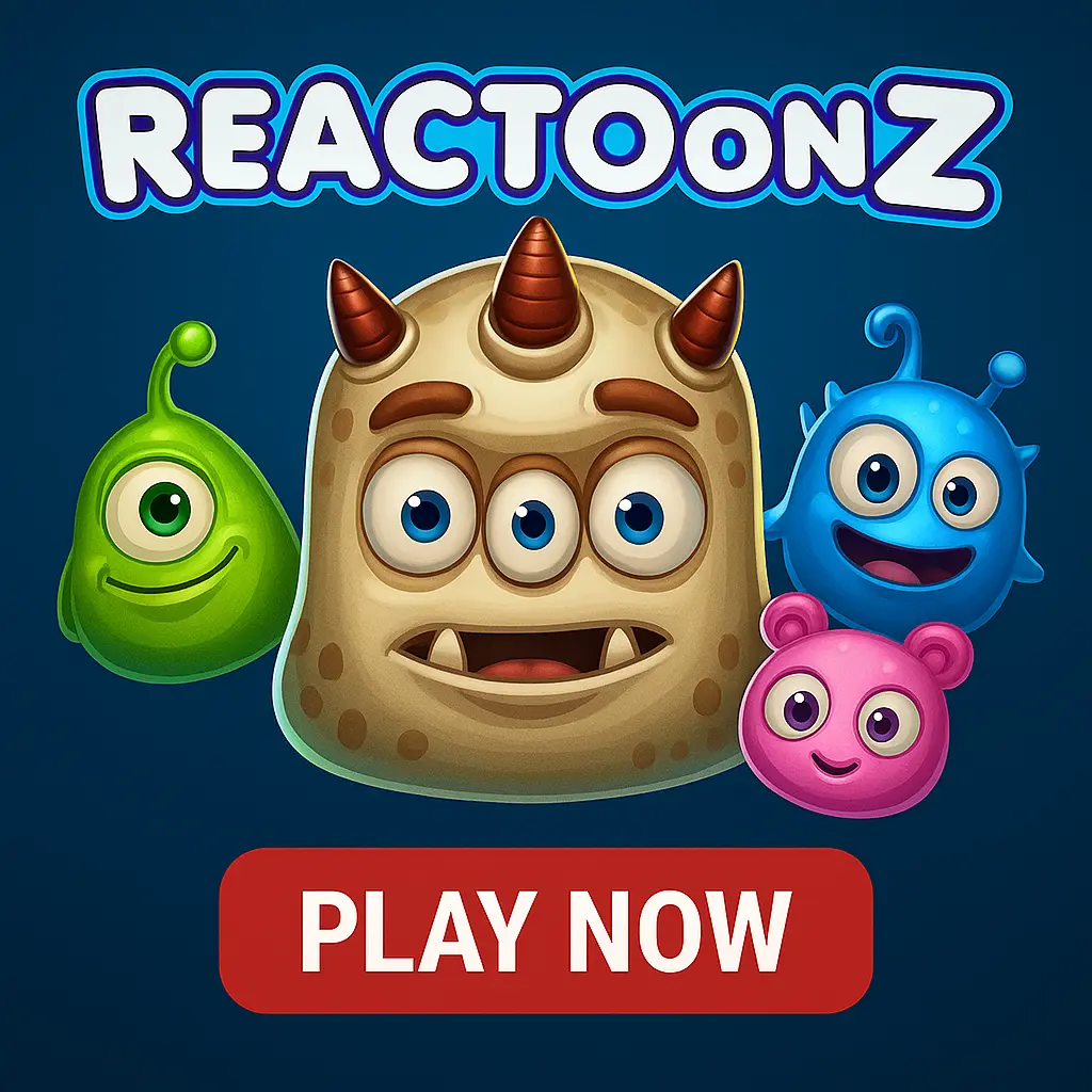 Reactoonz alien cluster pays slot
