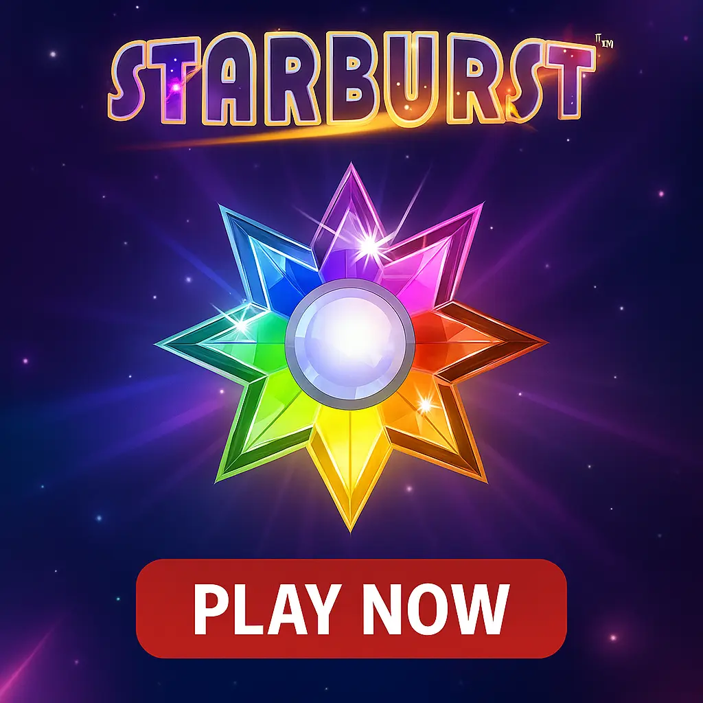 Starburst cosmic slot game with expanding wilds